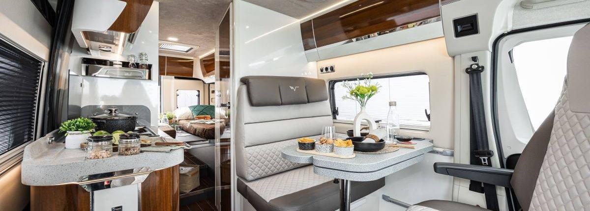 Mobilvetta Admiral: compacte luxe buscamper Mobilvetta Admiral buscamper luxe Italiaans design